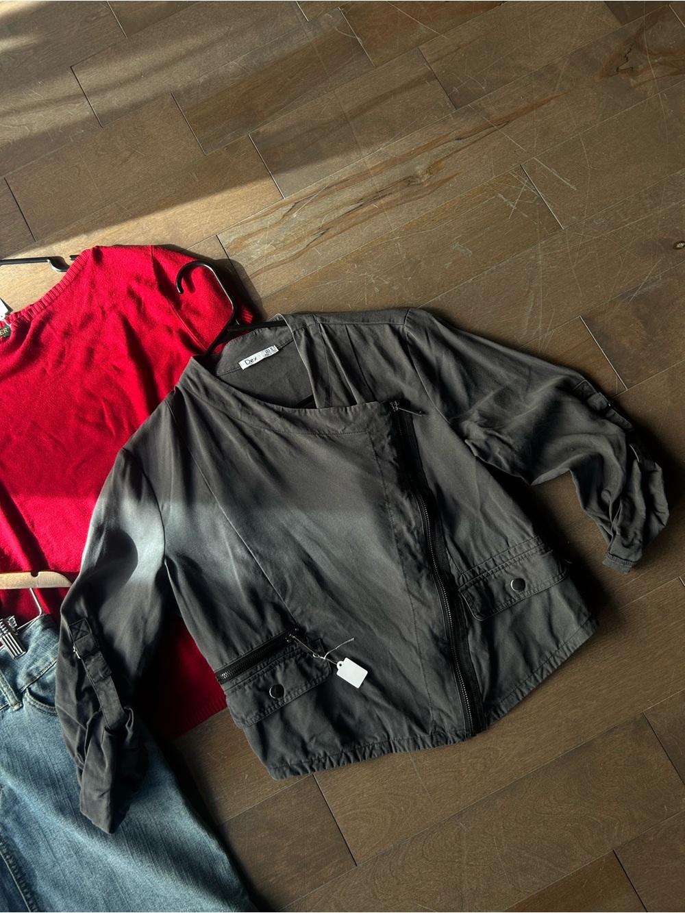 Lightweight Black Kids' Jacket - Unbranded